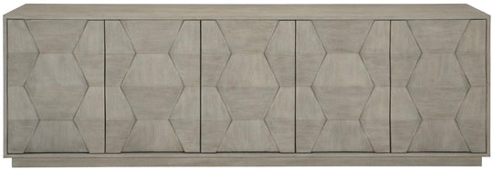 Bernhardt - Linea Entertainment Credenza Gray - 384870G | American Home Furniture