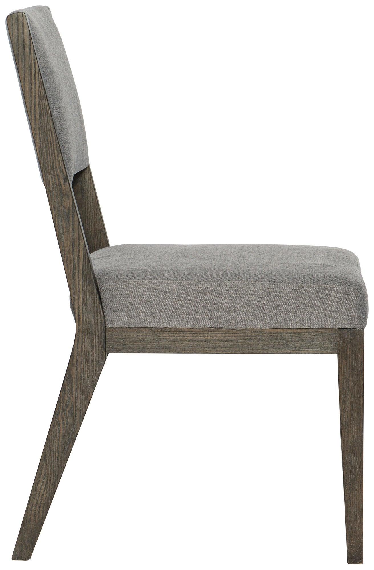 Bernhardt - Linea Side Chair Gray 21" - Set of 2 - 384541B | American Home Furniture