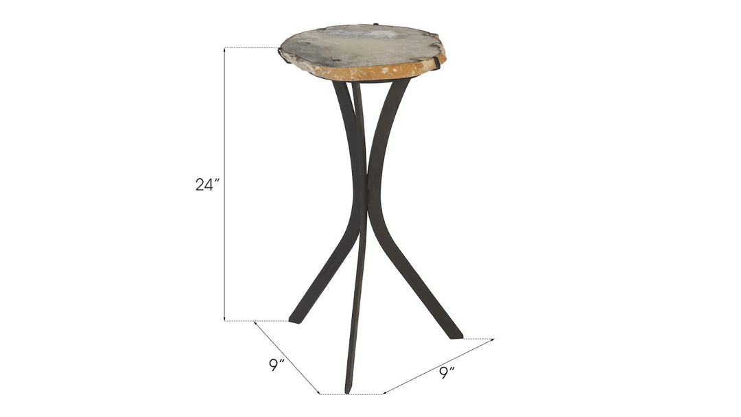 Agate Side Table, Assorted - AmericanHomeFurniture