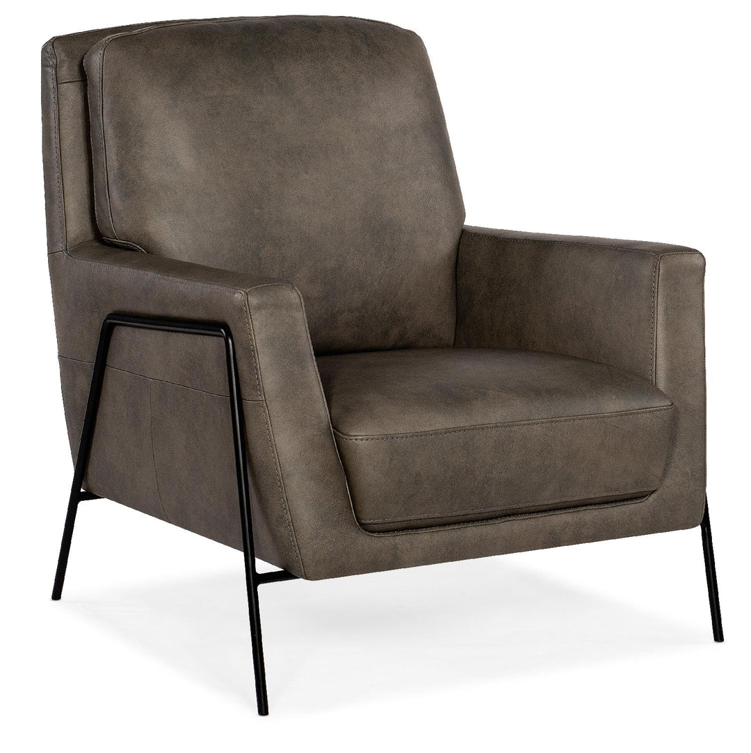 American Home Furniture | Hooker Furniture - Amette Metal Frame Club Chair