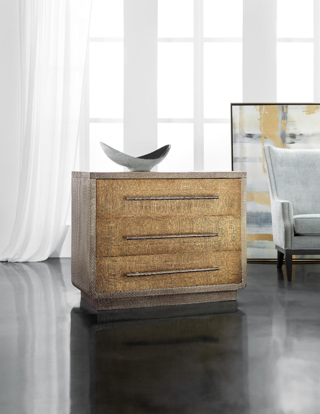 American Home Furniture | Hooker Furniture - Melange Bristol Accent Chest