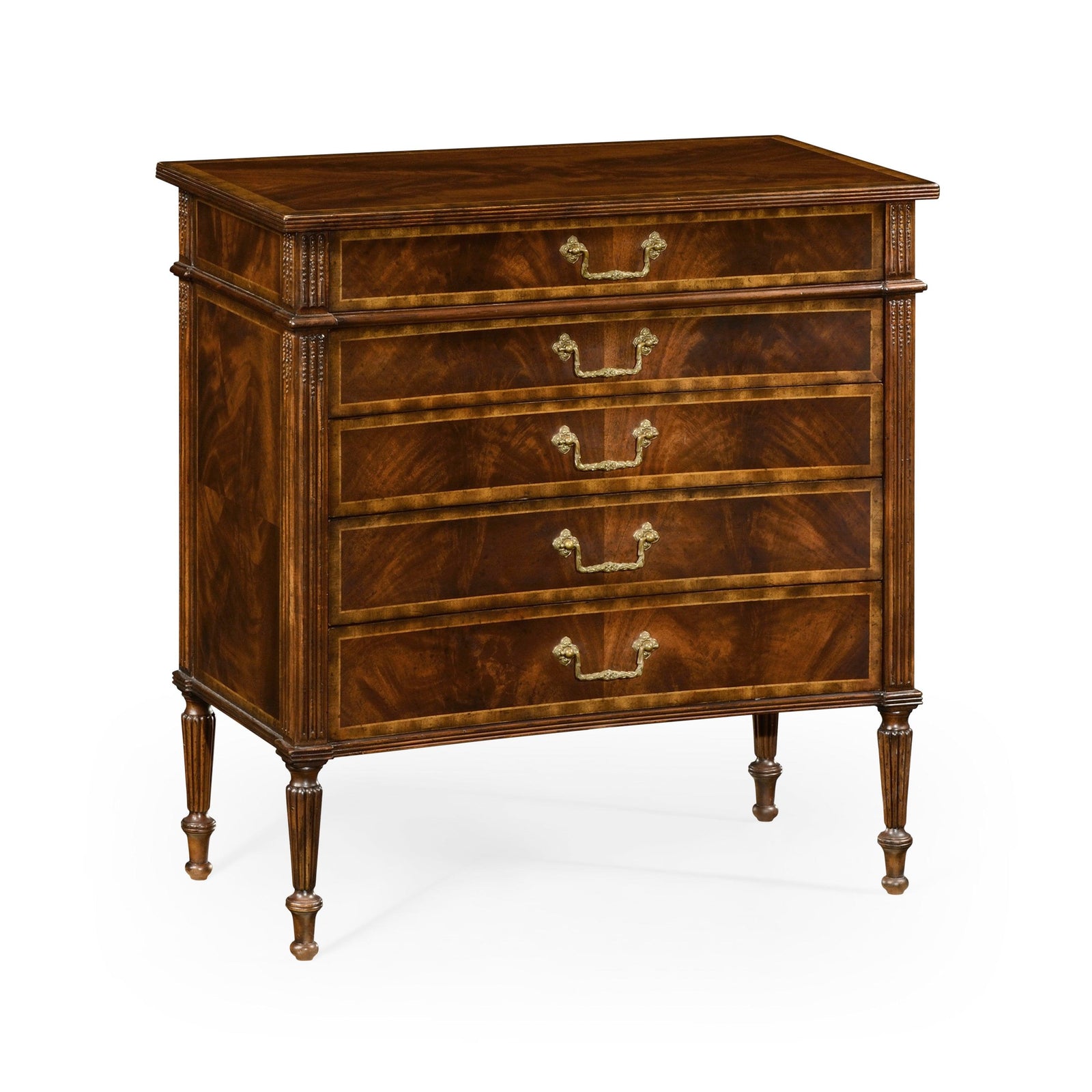 Jonathan Charles Buckingham Mahogany Chest of Drawers SIDEBOARDS + CREDENZAS