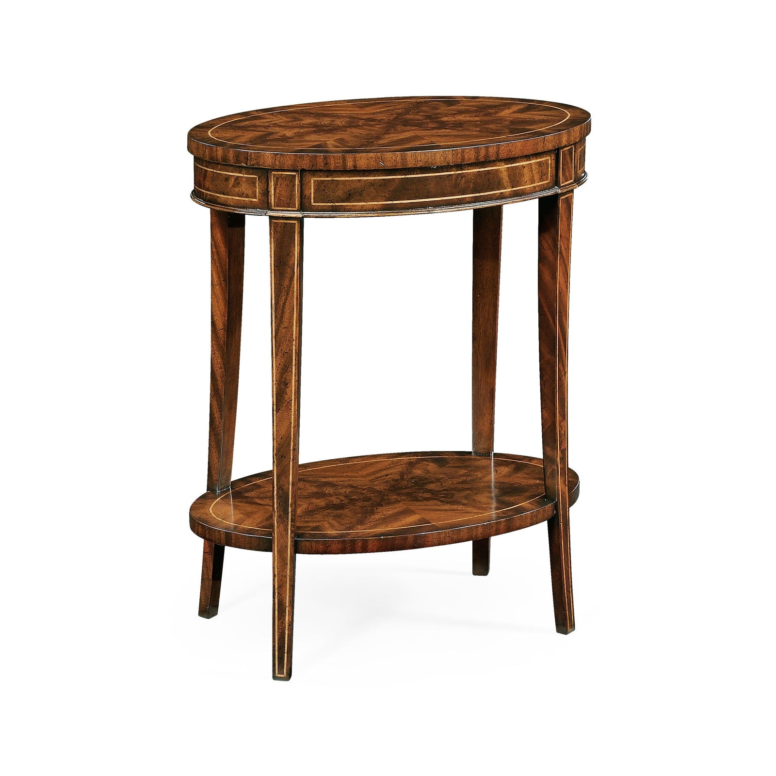 Jonathan Charles Mahogany Oval Lamp Table ACCENT TABLES