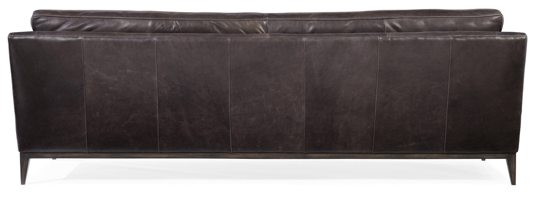 American Home Furniture | Hooker Furniture - Kandor Leather Stationary Sofa