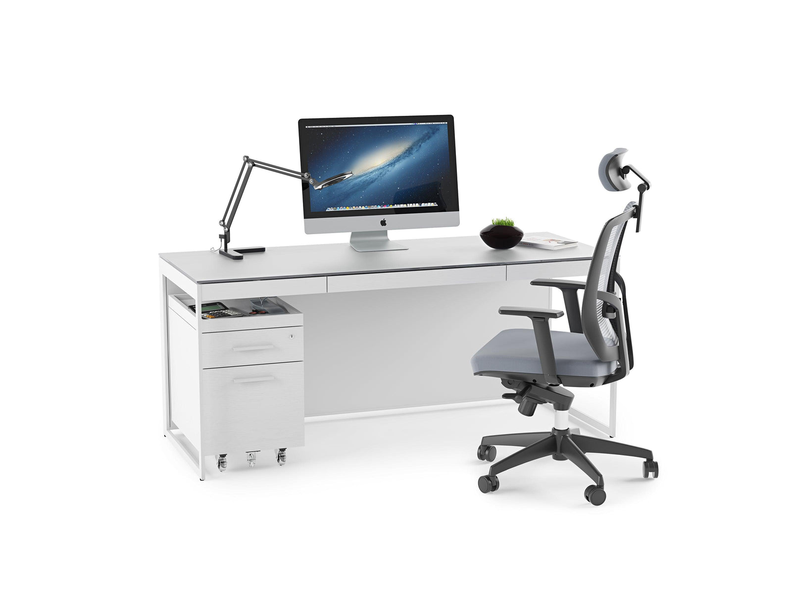 BDI - Centro Mobile File Pedestal - 6407 SW/GRY | American Home Furniture