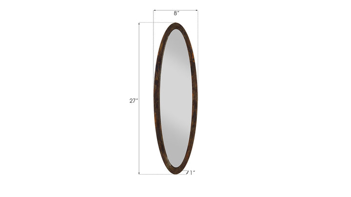 Elliptical Oval Mirror, Small, Posh - Phillips Collection - AmericanHomeFurniture