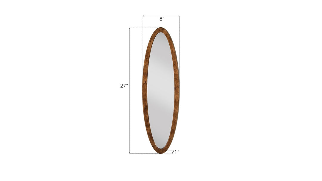 Elliptical Oval Mirror, Small, Von Braun - Phillips Collection - AmericanHomeFurniture