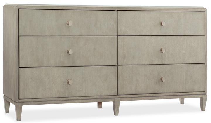 American Home Furniture | Hooker Furniture - Elixir Six-Drawer Dresser