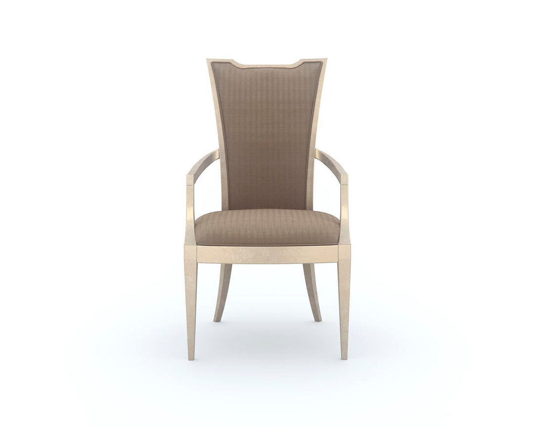 VERY APPEALING DINING ARM CHAIR