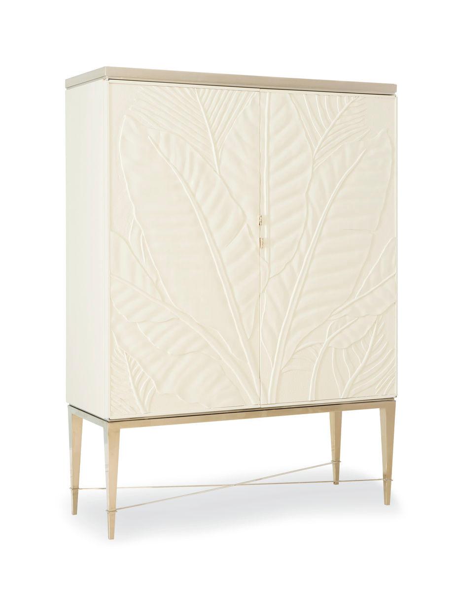 Palms Up! Bar Cabinet