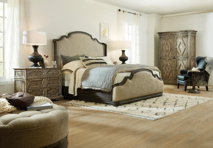 American Home Furniture | Hooker Furniture - La Grange Fayette Upholstered Bed