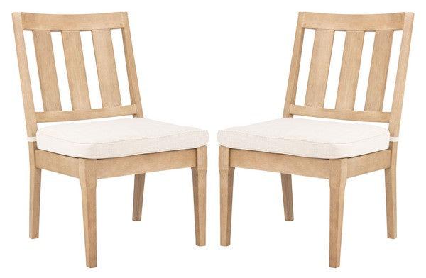 Safavieh Couture Dominica Outdoor Dining Chair (Set Of 2) OUTDOOR DINING CHAIRS