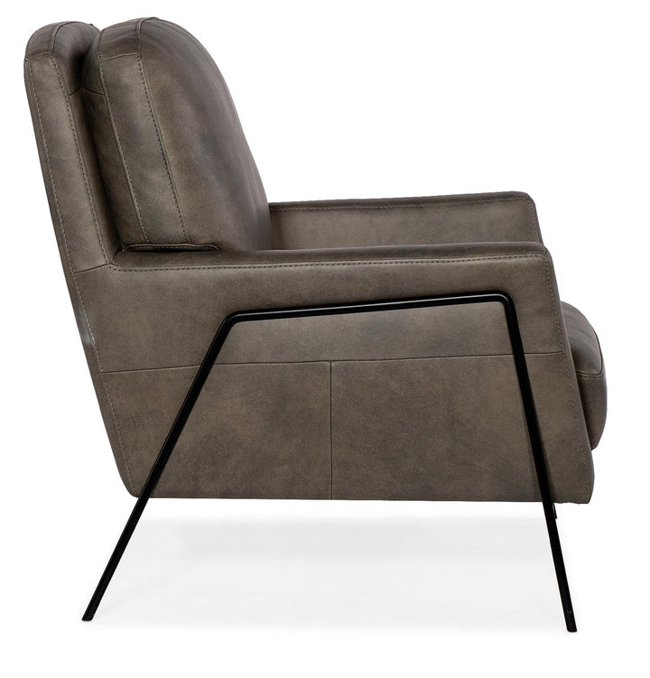 American Home Furniture | Hooker Furniture - Amette Metal Frame Club Chair