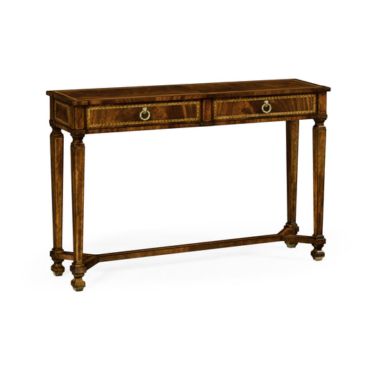 Jonathan Charles Buckingham Empire Mahogany Console Table CONSOLE TABLES