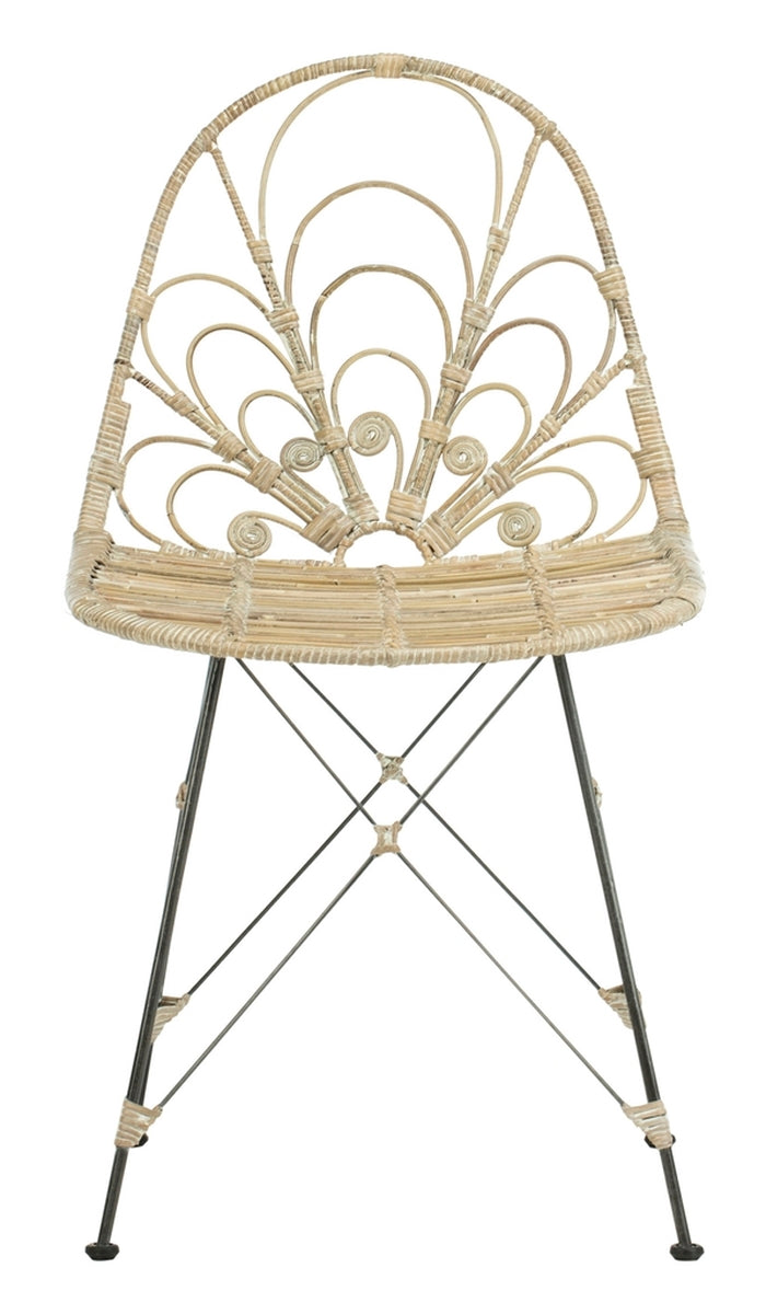 MADELINE RATTAN DINING CHAIR (SET OF 2) - Safavieh - AmericanHomeFurniture