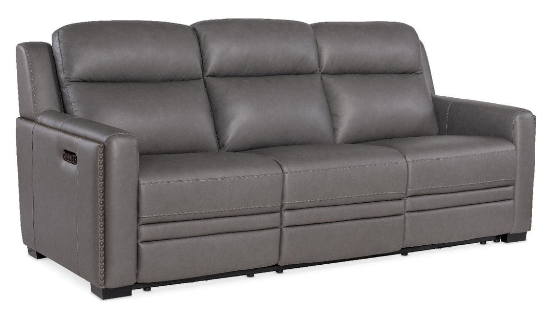 American Home Furniture | Hooker Furniture - McKinley Power Sofa with Power Headrest & Lumbar