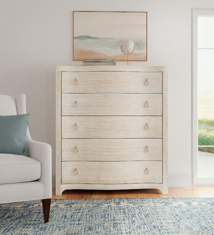 American Home Furniture | Hooker Furniture - Serenity Monterey Five Drawer Chest