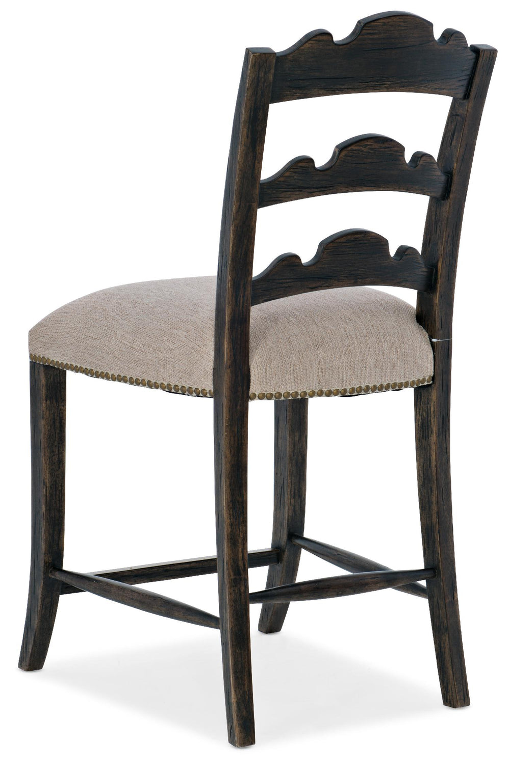 American Home Furniture | Hooker Furniture - La Grange Twin Sisters Ladderback Counter Stool - Set of 2