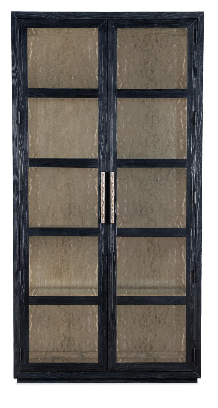 American Home Furniture | Hooker Furniture - Linville Falls Shou Sugi Ban Curio Cabinet