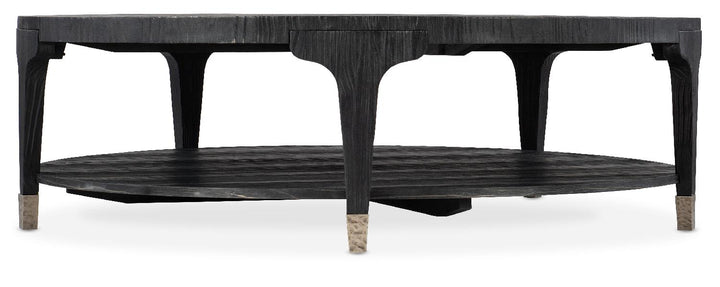 American Home Furniture | Hooker Furniture - Chapman Shou Sugi Ban Round Cocktail Table