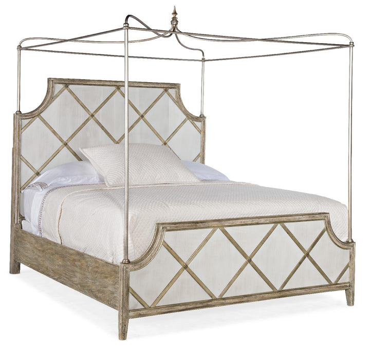 American Home Furniture | Hooker Furniture - Sanctuary Diamont Canopy Panel Bed