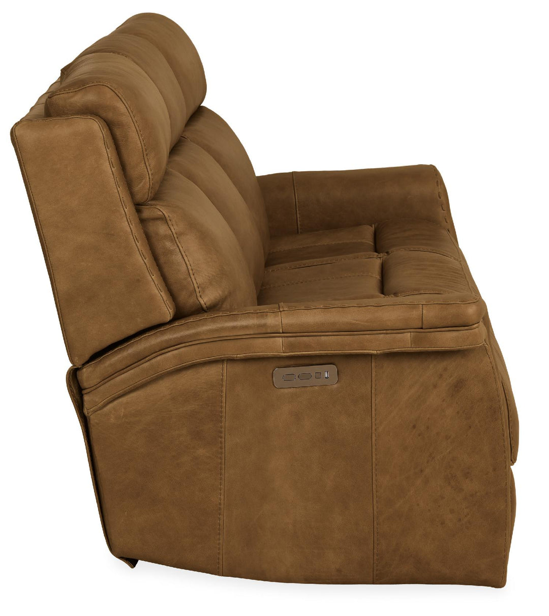 American Home Furniture | Hooker Furniture - Poise Power Recliner Sofa with Power Headrest