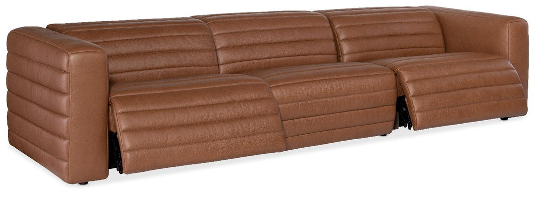 American Home Furniture | Hooker Furniture - Chatelain 3-Piece Power Sofa with Power Headrest