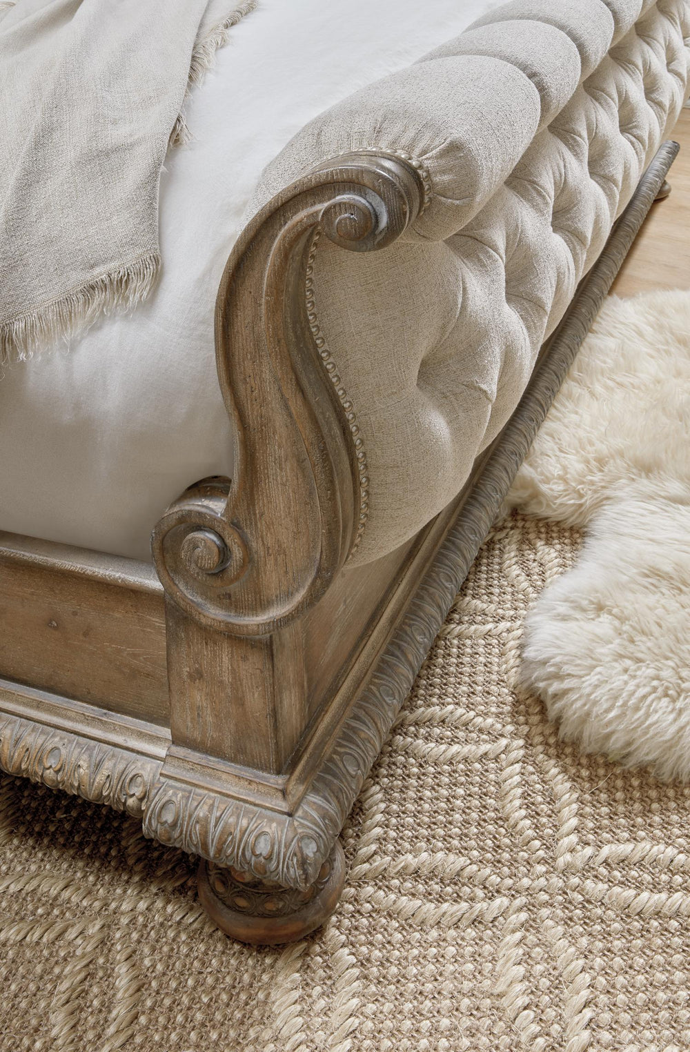 American Home Furniture | Hooker Furniture - Castella Tufted Bed