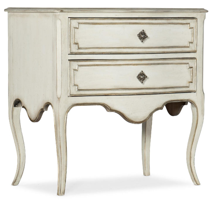 American Home Furniture | Hooker Furniture - Sanctuary Coco En Blanc Nightstand