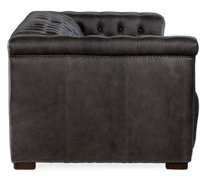 American Home Furniture | Hooker Furniture - Savion 1.5 LAF-RAF 2 over 2 Sofa with Power Recline Power Headrest