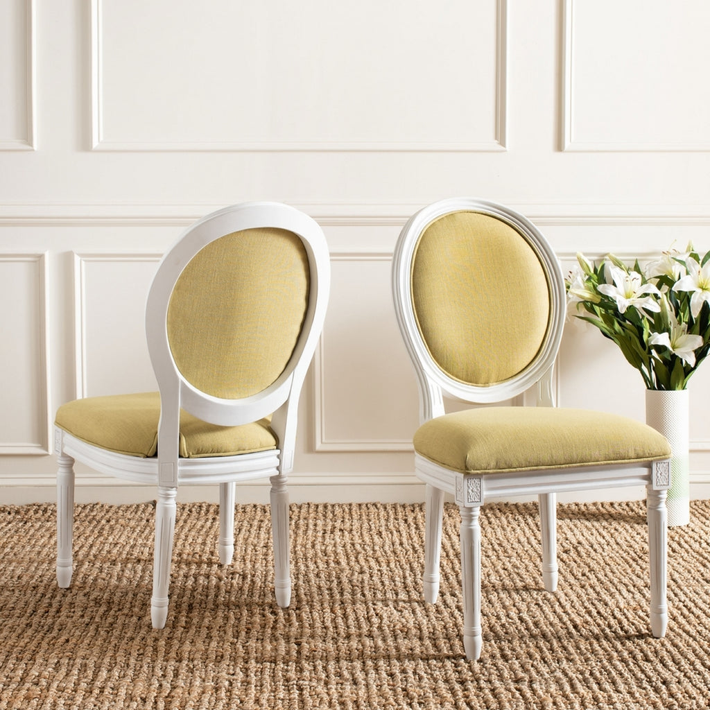 Caracole May I Join You Cream Upholstered Gold Wood King Louis Arm Chair -  Set of 2