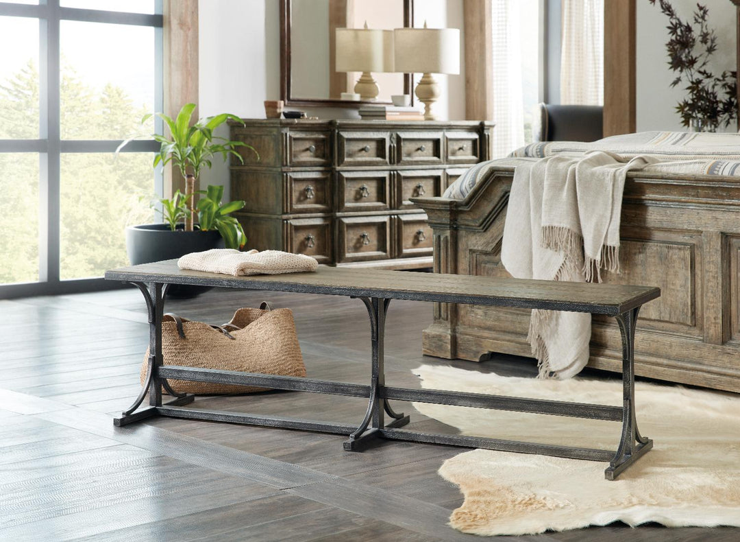 American Home Furniture | Hooker Furniture - La Grange Von Rosenberg Bed Bench