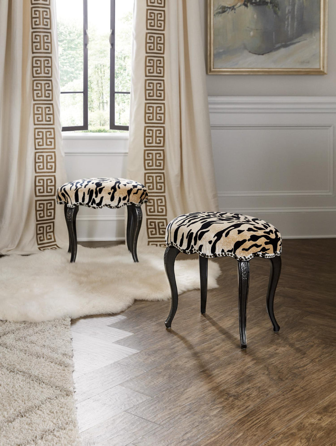 American Home Furniture | Hooker Furniture - Sanctuary Tigre Ottoman
