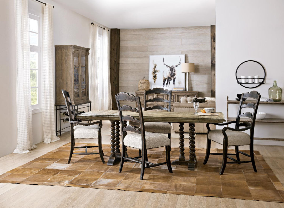 American Home Furniture | Hooker Furniture - La Grange Twin Sisters Ladderback Arm Chair - Set of 2