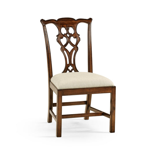 Jonathan Charles Buckingham Chippendale Mahogany Side Chair - Set Of 2 DINING CHAIRS