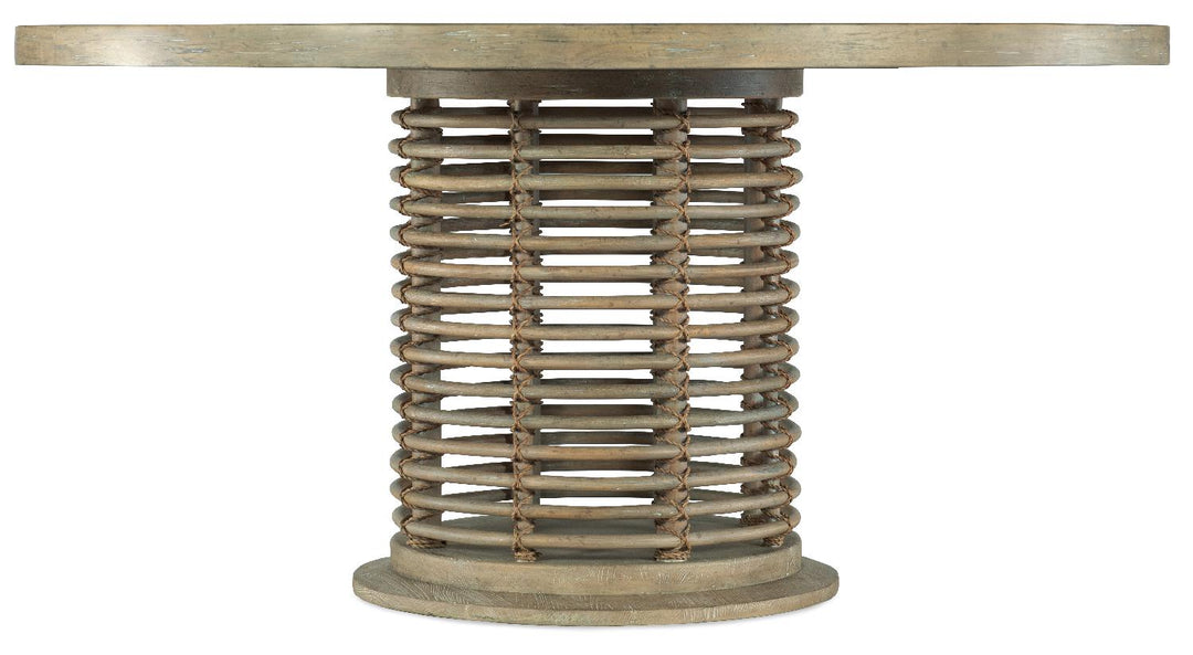 American Home Furniture | Hooker Furniture - Surfrider 60in Rattan Round Dining Table