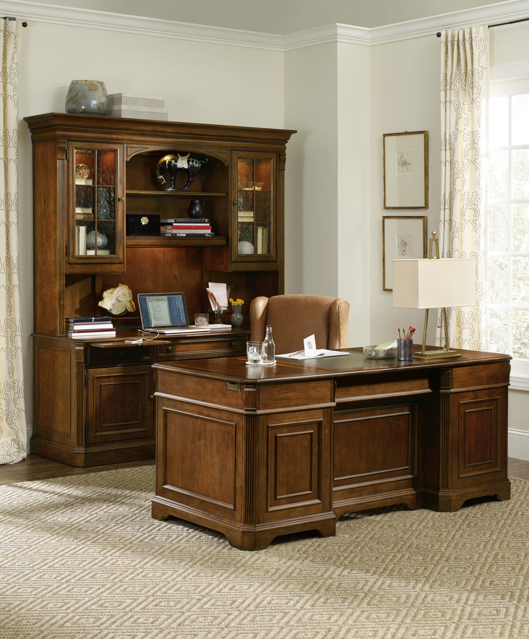 American Home Furniture | Hooker Furniture - Brookhaven Executive Desk