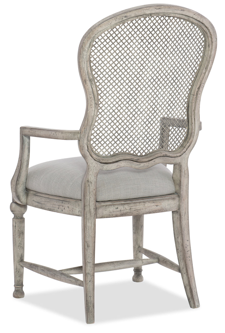 American Home Furniture | Hooker Furniture - Boheme Gaston Metal Back Arm Chair - Set of 2