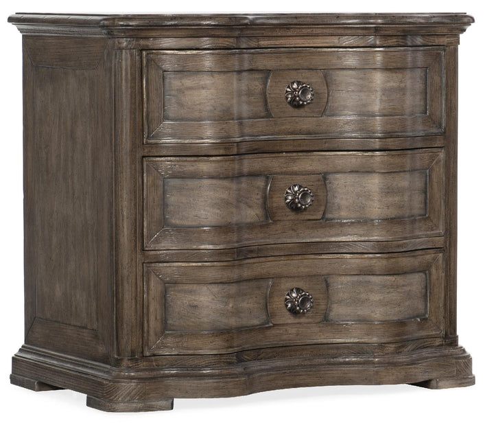 American Home Furniture | Hooker Furniture - Woodlands Three-Drawer Nightstand