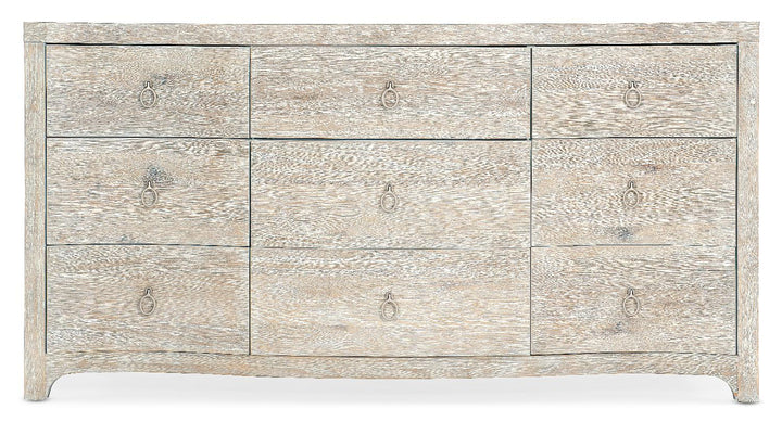 American Home Furniture | Hooker Furniture - Serenity Harbour Nine Drawer Dresser