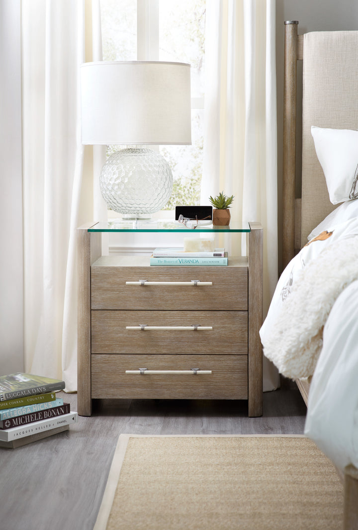 American Home Furniture | Hooker Furniture - Affinity Three-Drawer Nightstand