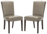 KEN 19''H LEATHER SIDE CHAIR (SET OF 2)