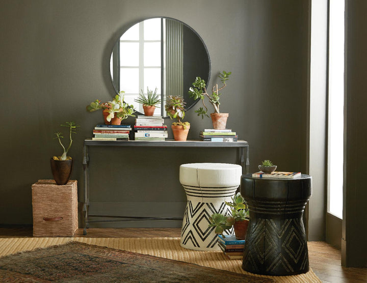 American Home Furniture | Hooker Furniture - Commerce & Market Metal-Wood Console Table