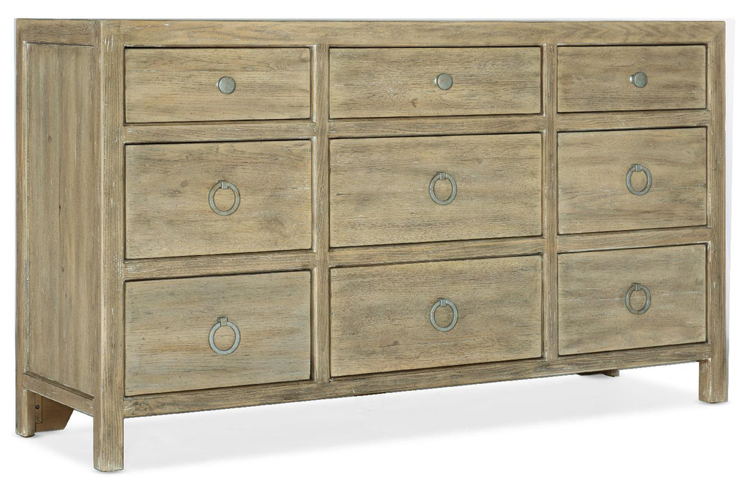 American Home Furniture | Hooker Furniture - Surfrider Nine-Drawer Dresser