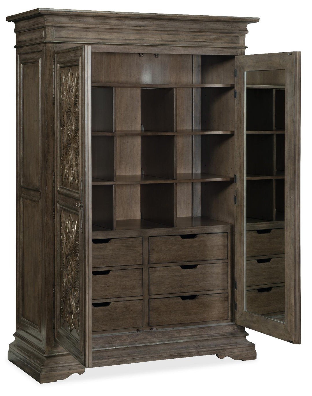 American Home Furniture | Hooker Furniture - Woodlands Wardrobe