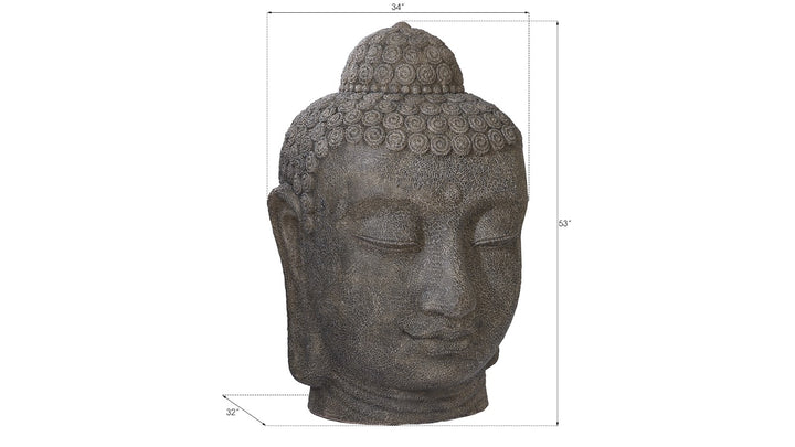 Buddha Head Illuminated Sculpture - Phillips Collection - AmericanHomeFurniture