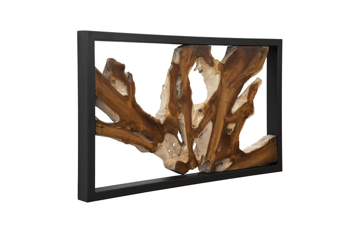 Framed Root Wall Art, Rectangle, Black - Phillips Collection - AmericanHomeFurniture
