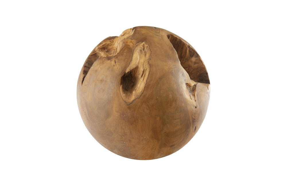 Teak Wood Ball, Small - Phillips Collection - AmericanHomeFurniture