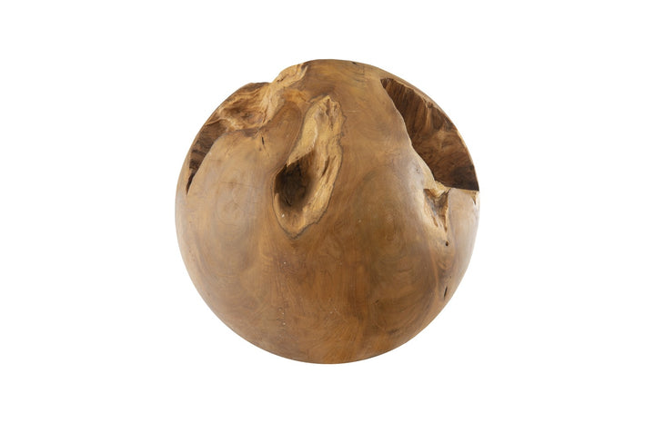 Teak Wood Ball, Small - Phillips Collection - AmericanHomeFurniture