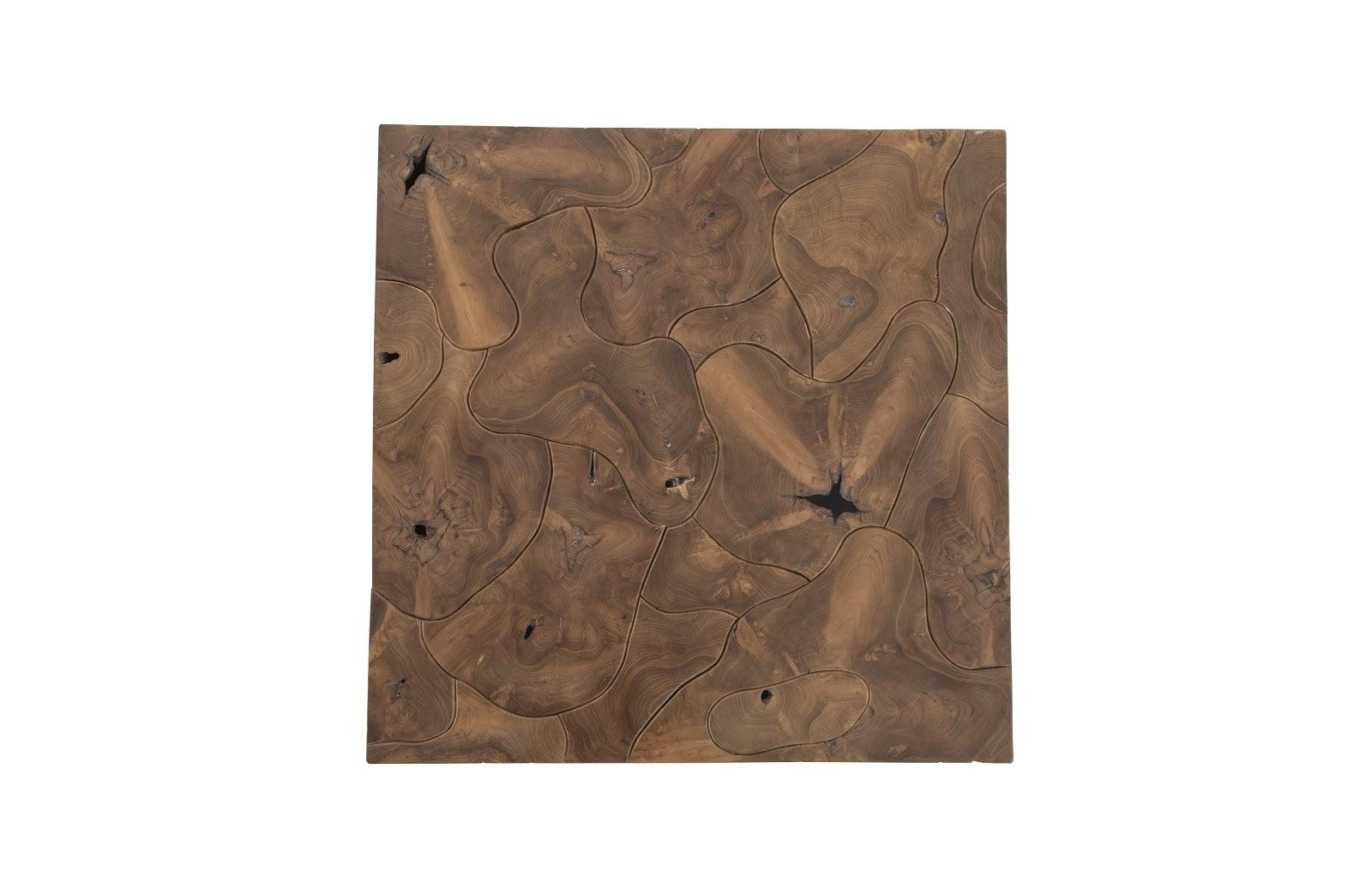 Phillips Collection Teak Slice Coffee Table, Square COFFEE TABLES